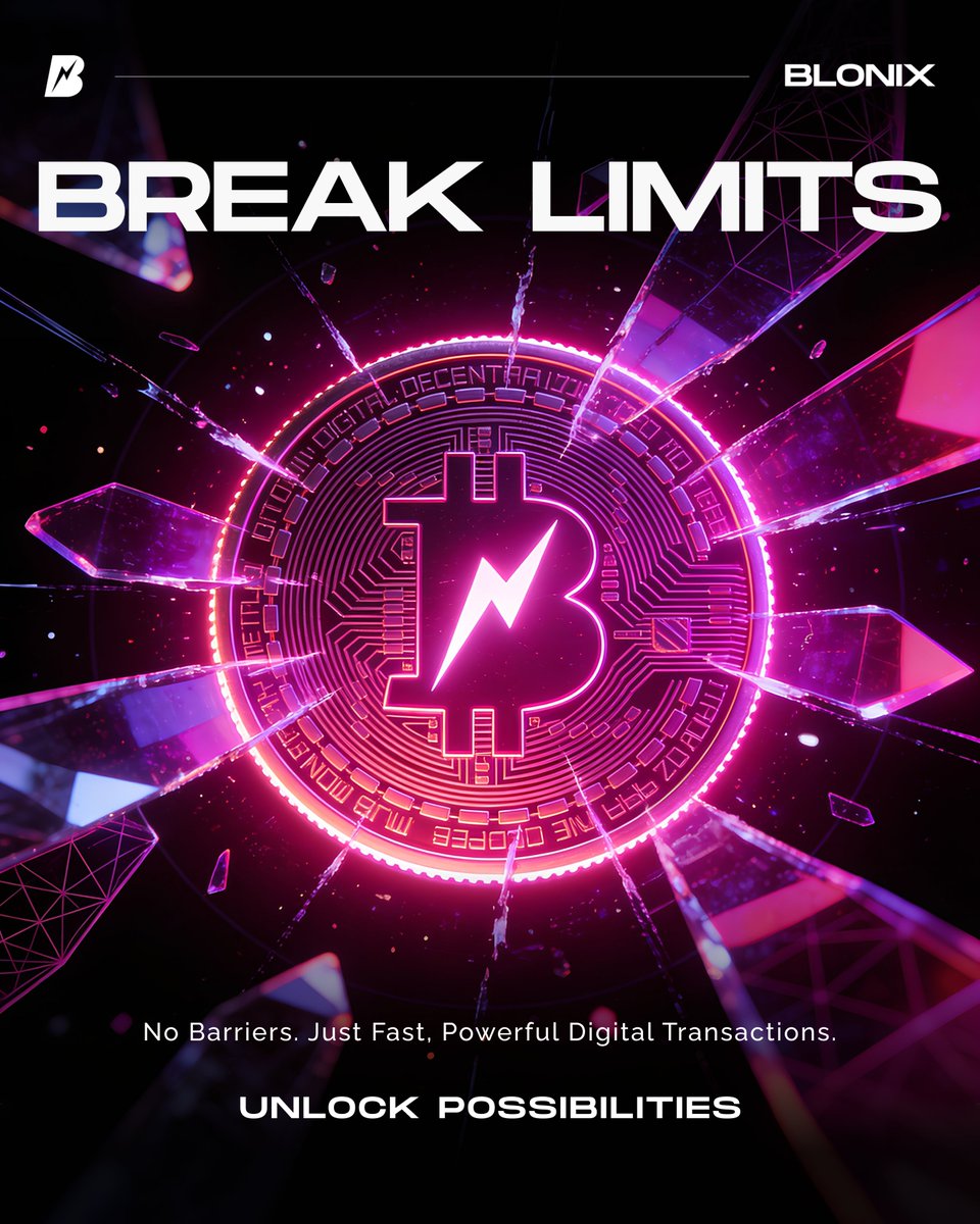 Ready to push past the old boundaries of finance? ⚡

Blonix empowers seamless, high-speed digital transactions so you can move assets freely and stay ahead in the evolving world of crypto. 🏁

#Blonix #CryptoPayments #Web3Future #BlockchainTech #DigitalFinance