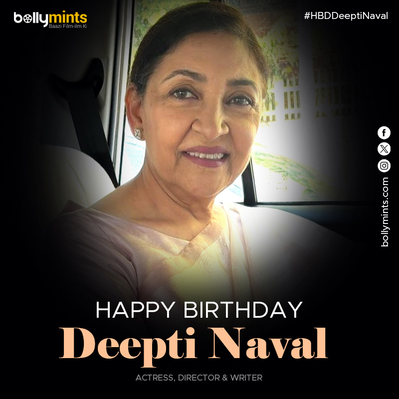 BollyMints's tweet photo. Wishing A Very Happy Birthday To Actress & Director #DeeptiNaval Ji !
#HBDDeeptiNaval #HappyBirthdayDeeptiNaval https://t.co/TZOgLFep0o