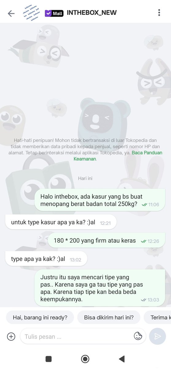 Nanya saran tipe malah ditanyain balik 😭😭😭😭
