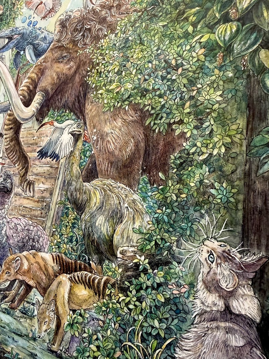 トンネルの向こう』 マンモス、ドードー、タスマニアタイガー… 今は