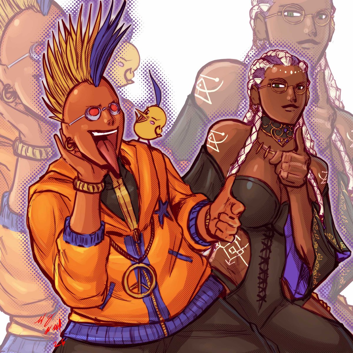taurencebell's tweet photo. Q. DOLORES 2
Happy birthday Duck King. In my headcanon, they're dancing to the "Song Make You Sweat".๐ highly recommend looking up the song & imagine Duck King rapping while Dolores is singing the hooks.๐คฃ
#kofxv #dolores #duckking https://t.co/gbZbGy40J1