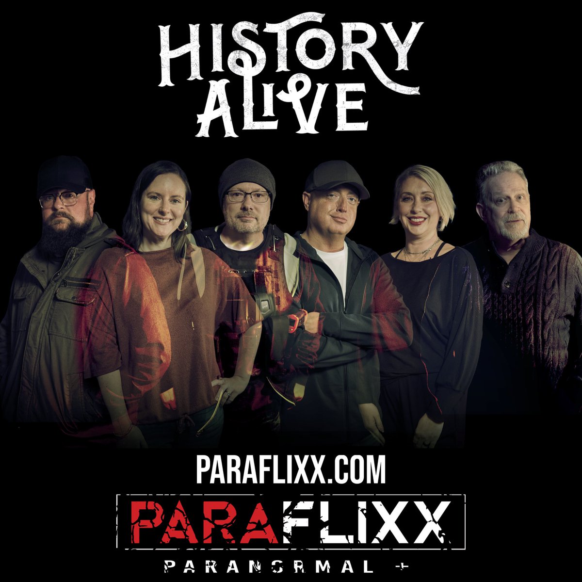 PARAFlixx's tweet photo. 📺 ‘History Alive’ is coming exclusively to PARAFlixx paranormal+ Thursday, Feb. 26th at 9P — and it’s not what you expect! Secrets. Stories. Moments that shaped everything… unfolding right before your eyes.

https://t.co/YUudtMlsCq

#historyalive #thenetflixoftheparanormal @X https://t.co/gurt6iBkxo
