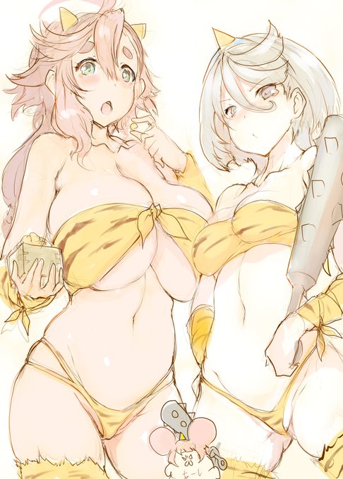 お前も鬼(可愛いスレミオ二人を推す派閥)にならないか? ( 灬'ิω'ิ灬⎞ 今現在 連載原稿の修正作業しとるので _(┐「ε:)_何とか1枚だけでも節分っぽい雰囲気のを #水星の魔女