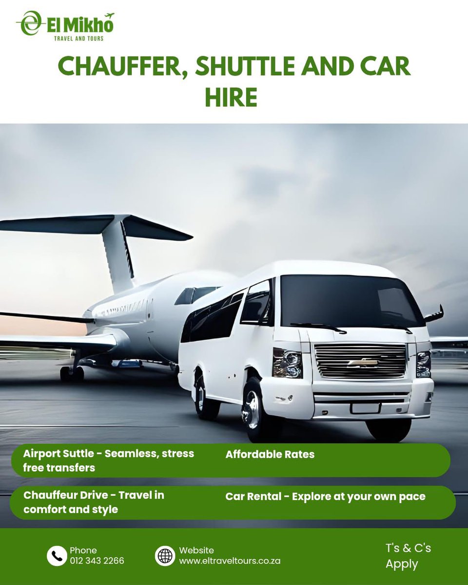 eltraveltours's tweet image. We can get you anywhere! Just reach out to us.🙂📍#ShuttleServices