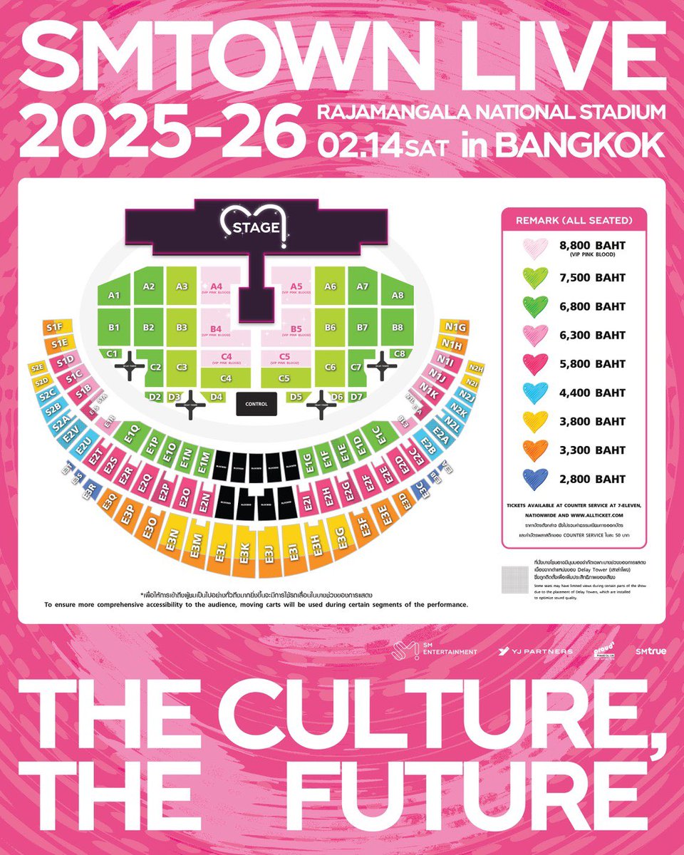 catninmo's tweet image. Random seat tickets for sale

7,500 THB face value – Zone B3 / B6
Selling price: 5,000 THB

6,800 THB face value – Zone B2 / B7
Selling price: 4,300 THB

Deposit: 1,000 THB
Can f2f

If interested, please DM.

#SMTOWN #SM_30thAnniversary
#SMTOWN2025_26
#SMTOWNLIVE2025_26_BANGKOK
