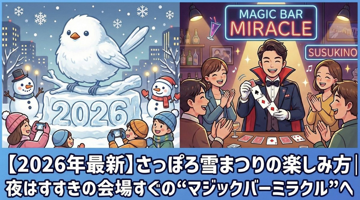マジックバー ミラクル | 札幌すすきの tweet media