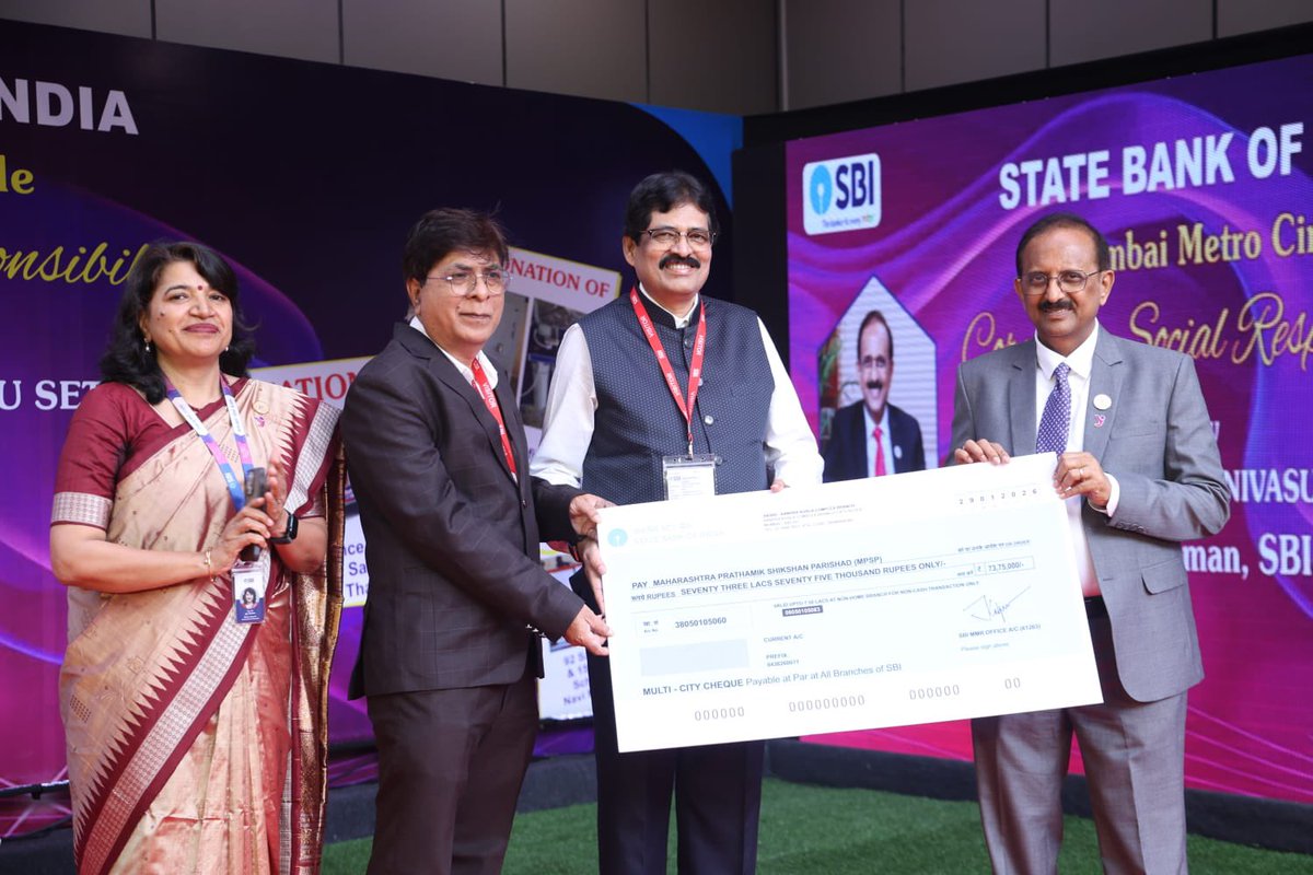 CGM (Mumbai Metro Circle), SBI tweet media