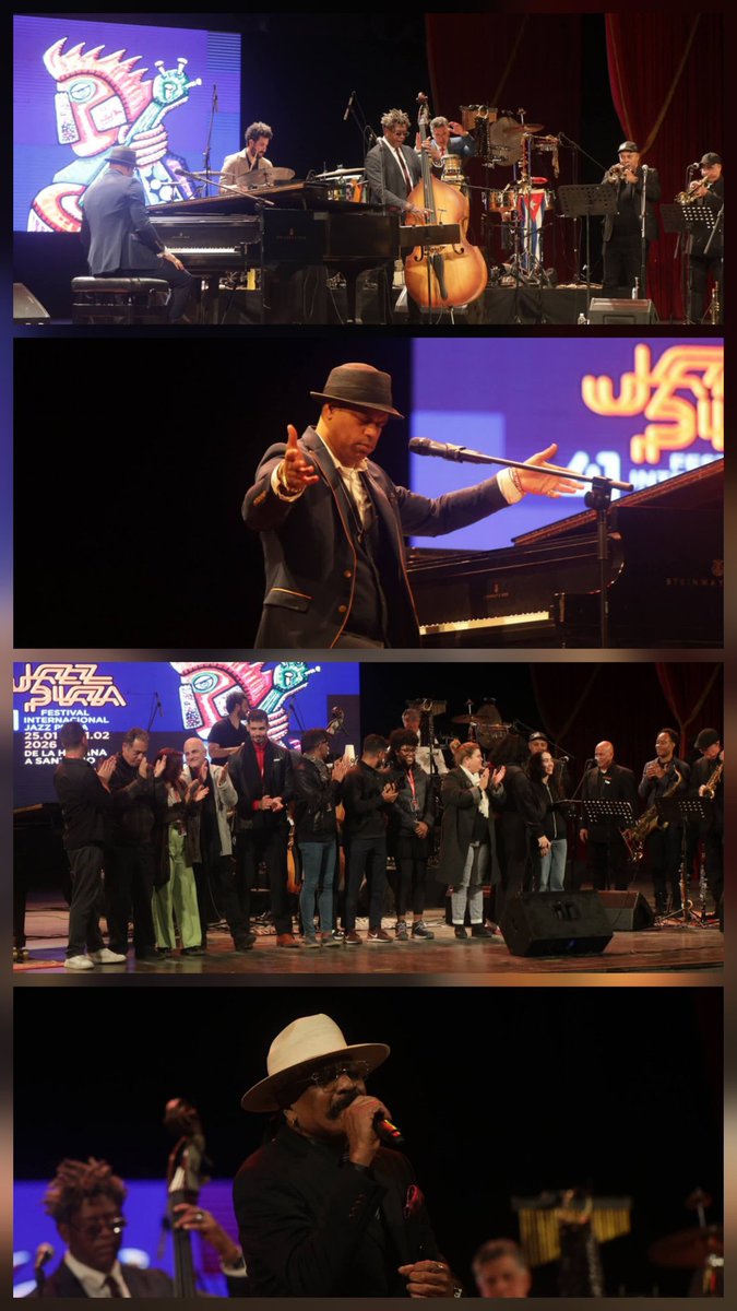 AlpidioAlonsoG's tweet photo. Felicitaciones a los organizadores y a los más de 1,500 talentosos artistas de 20 países que llenaron Cuba de música, alegría y amistad en el #JazzPlaza2026. El festival demostró que ningún bloqueo puede destruir los lazos que teje la cultura. #CubaEstáFirme #CubaEsCultura https://t.co/jN4vUaTDmd