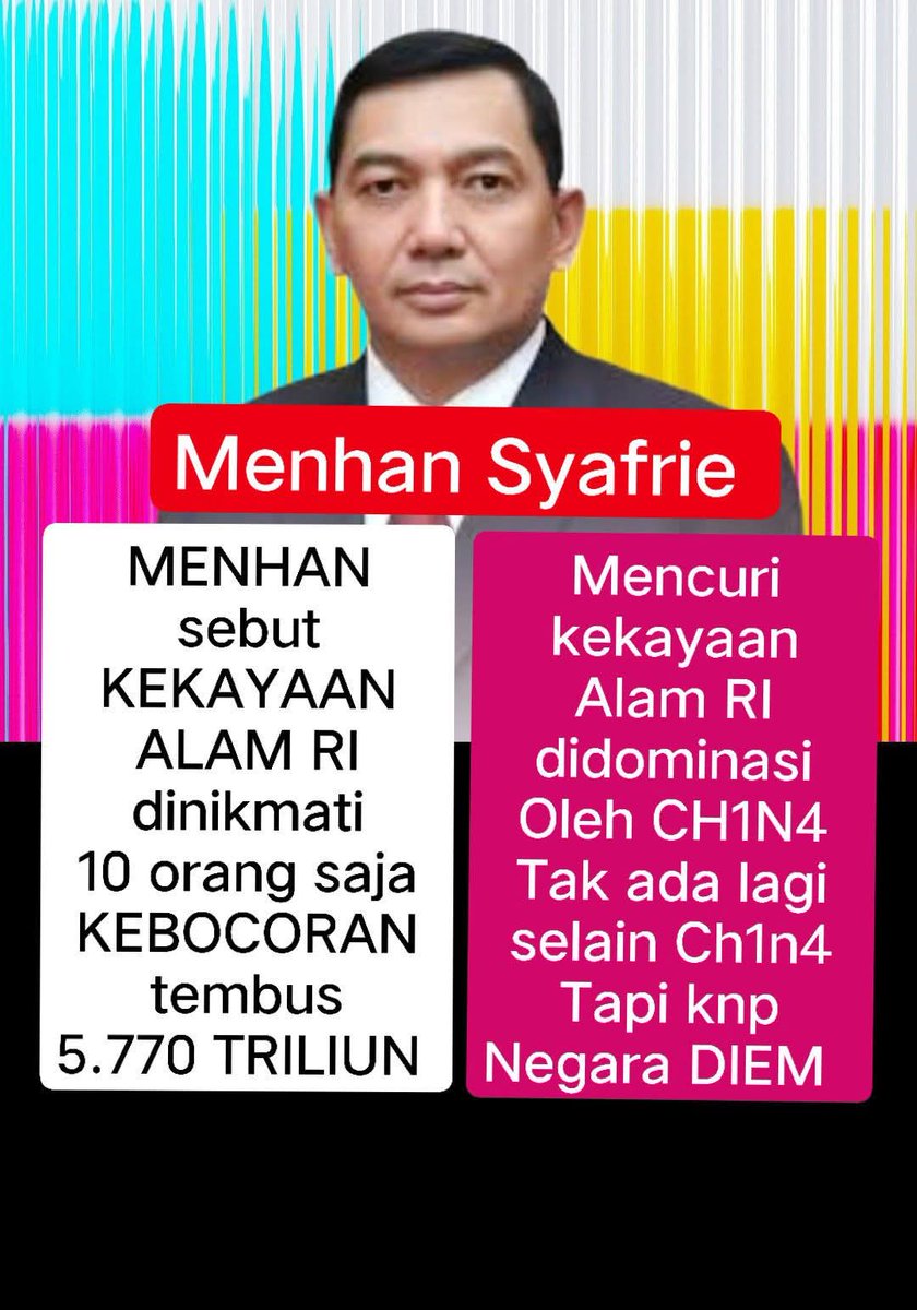NEGARA TIDAK BOLEH DIAM...

KEKAYAAN ALAM INDONESIA DI CURI DAN DINIKMATI OLEH SEGELINTIR ORANG....‼️

#JadikanListyoPetani
#JadikanListyoPetani
🆘🆗