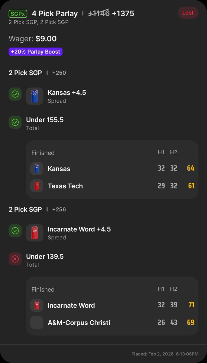 eslave's tweet photo. @DK_Assist @DK_Assist @DKSportsbook Holy #badbeats batman.. while fun and emotionally draing, my new gray hairs and i are going to bed up $ for the day, but this one would have made superbowl alot more exciting. https://t.co/6SJq2LUPkc