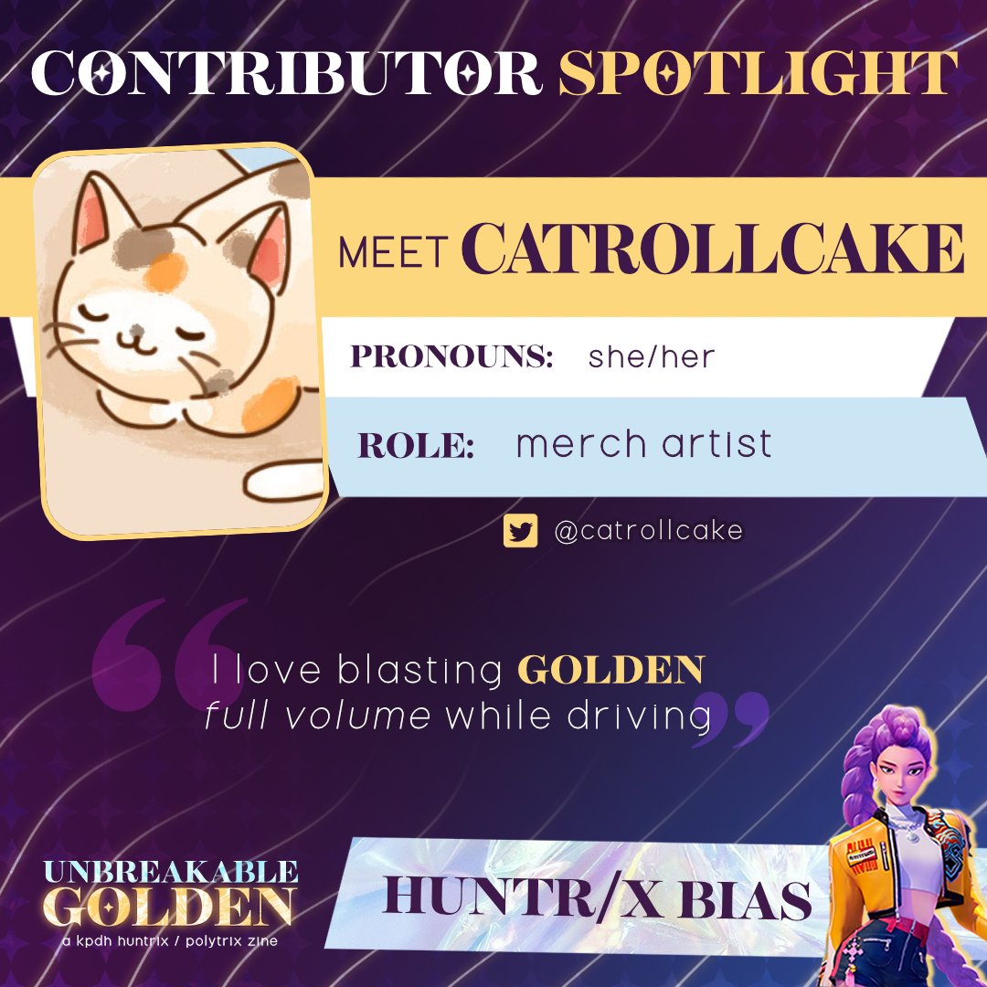 Unbreakable Golden: a KPDH Huntrix/Polytrix Zine tweet media