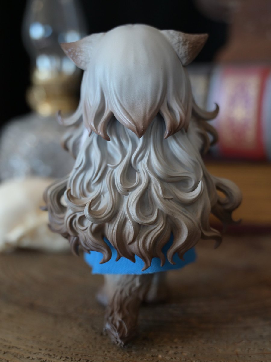 山月まりさんのオリジナルキャラクター『ミィ』ちゃんのフィギュア今週末のワンフェスで完成品を販売予定です。詳細はまたアナウンスします。