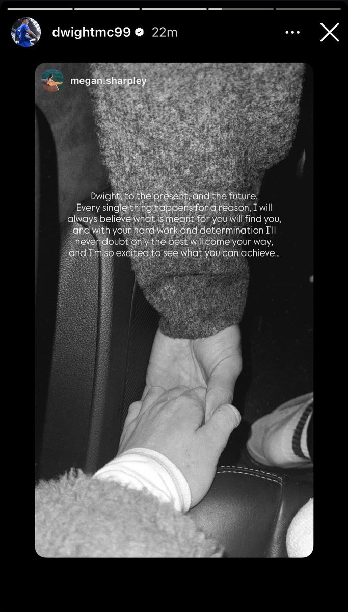 thebullensview's tweet image. Dwight McNeil’s latest social media post 🤯