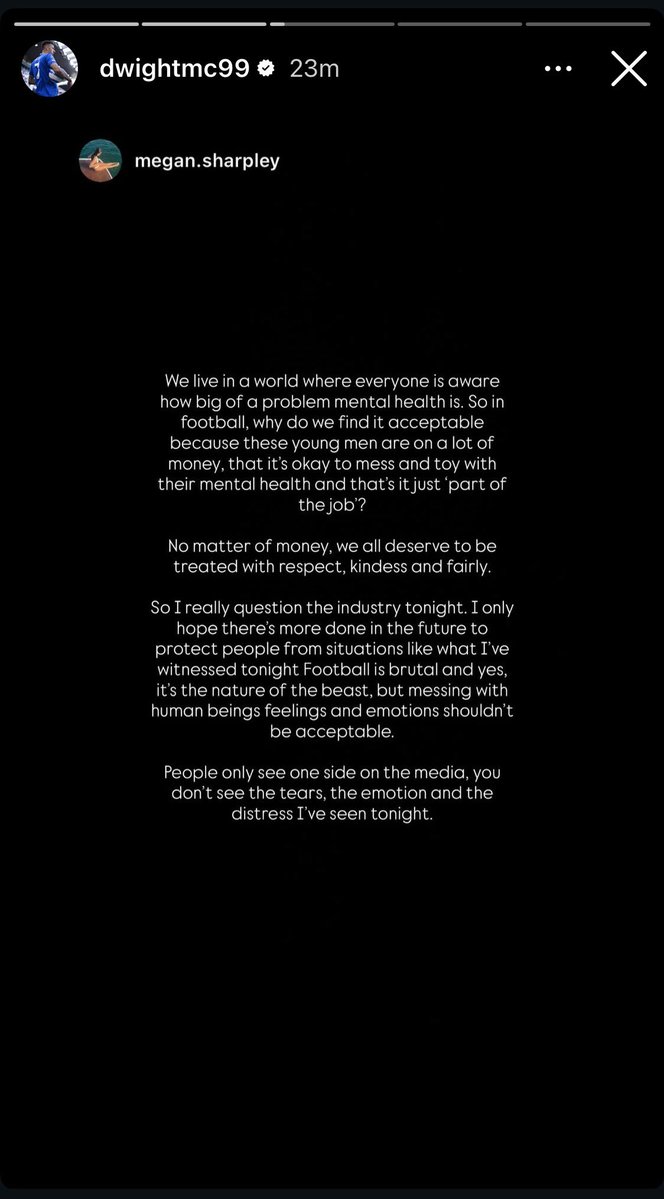 thebullensview's tweet image. Dwight McNeil’s latest social media post 🤯