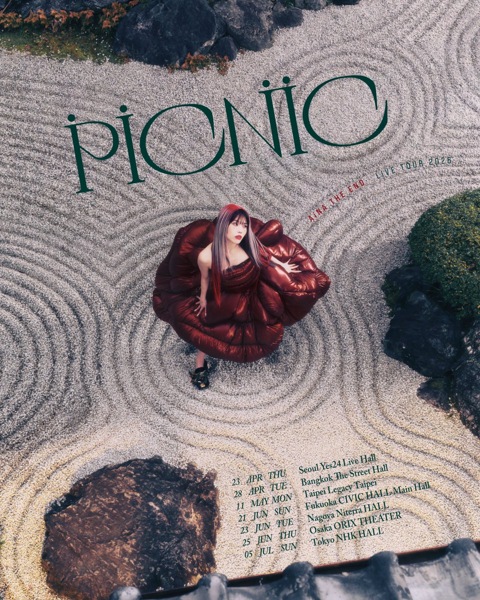 チケットぴあ2次抽選先行受付開始‼︎】 アイナ・ジ・エンド初のアジア