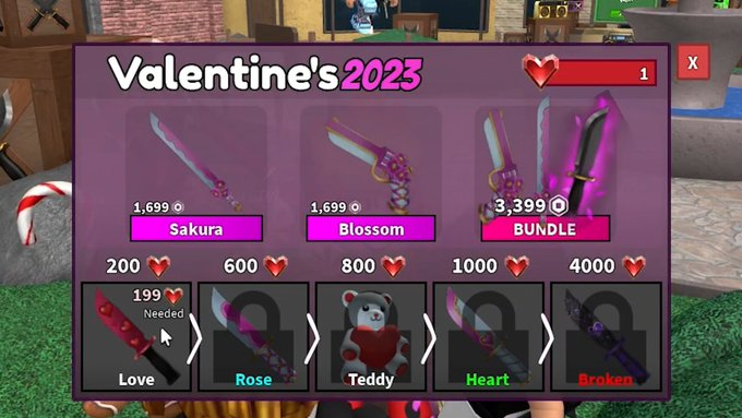 Will there be a Valentine’s update for MM2 this year? 👀 The last real Valentine event was about 3 years ago… hoping Nikilis surprises us again! 💘🔪 #MM2 #Roblox #MurderMystery2