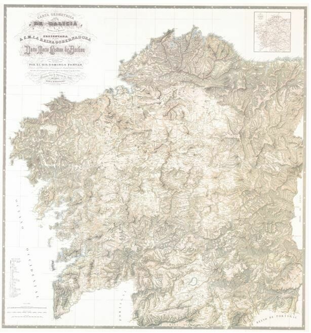 Mais detalhes do documentário '1846-Revolución Galega'.  A ideia de Galiza que empregava o imaginário dos protagonistas da nossa insurreiçom era esta do mapa de Fontán, nom a administrativa actual. Por suposto, é também a nossa referência para ilustrar os deslocamentos no filme.