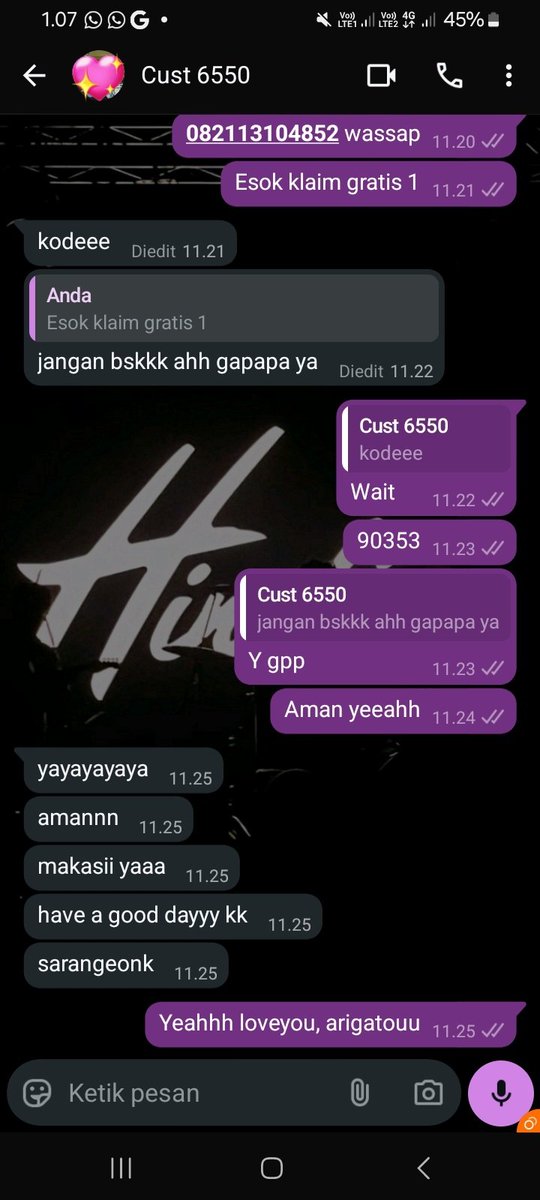 Ready nokos kopken, setiap 5x transaksi gratis 1 nomor yaah. Bisa dijadiin langganan enihhh 🤩
