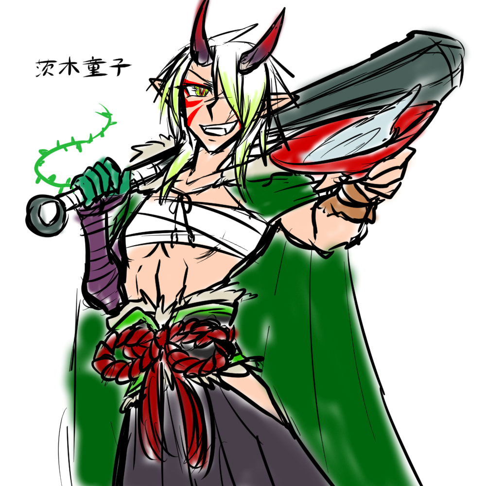 節分なので鬼さん作りました