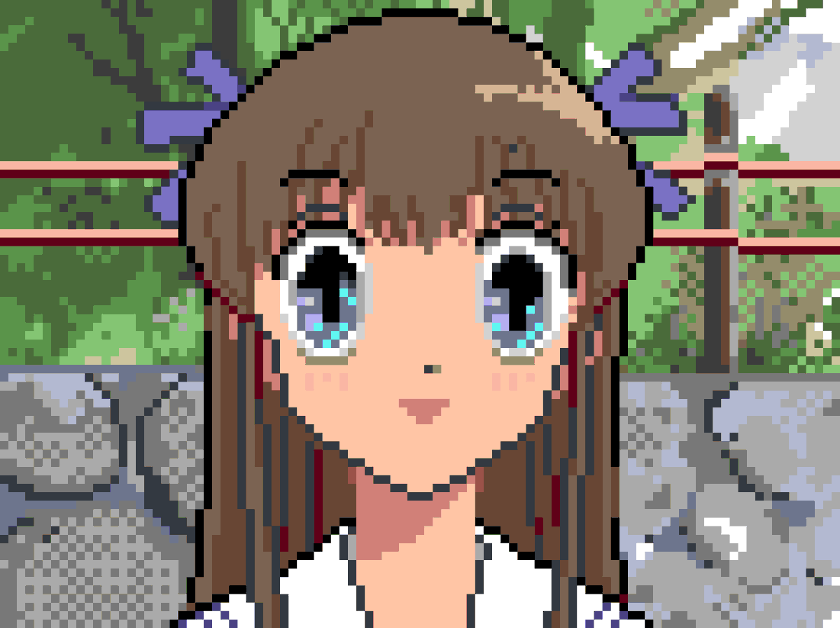 x4163_'s tweet photo. fruba (2001) tohru honda #pixelart 

based on old fruba, pre- manaka iwami voice performance, voiced by horie yui herself!

#ドット絵 #fruba #tohruhonda #フルーツバスケット #本田透 #fruitsbasket https://t.co/B82siywG8p