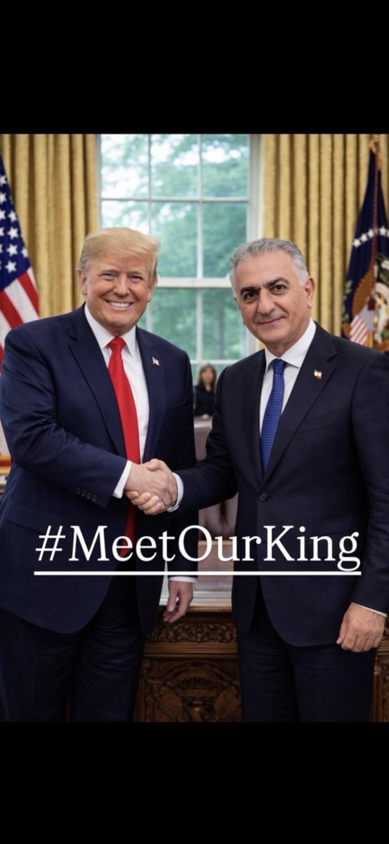 جناب پرزیدنت #Trump
لطفا مثل همیشه ، سر قولتان بمانید.
این بار مردم ایران شما را صدا میزنند.
فکر کنم در حوادث اخیر، وزنه ی #KingRezaPahlavi 
را دریافته اید. 
پس بدون فوت وقت، فقط با نماینده مردم ایران #رضاشاه_دوم_پهلوی_سوم  
وارد گفتگو شوید.
<a href="/POTUS/">President Donald J. Trump</a> 
#جاویدشاه