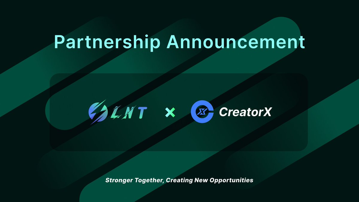 We’re pleased to announce a new collaboration with <a href="/CXInc_SocialFi/">CreatorX</a>, a Web3 creator asset and trading platform built on the Base ecosystem. CreatorX enables creators to access innovative financing, brand development, and new commercial opportunities through its Creator Token