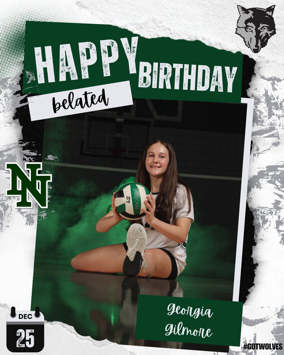 NormanNorthVB's tweet photo. 🎉 Belated Birthday Love – December Edition 🎉

December was full of change, but one thing stayed constant — the dedication and heart of our athletes. 💚
Sending belated birthday wishes to our December birthdays. 
#gotwolves #decemberbirthdays #normannorthvb https://t.co/ORHtXll4pJ