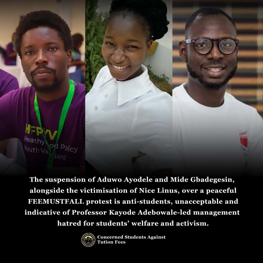 CONCERNED STUDENTS AGAINST TUITION FEE tweet media