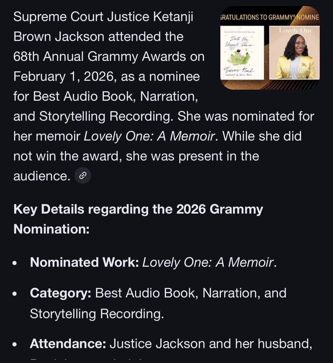 JennyNelNJ's tweet photo. @WolfPackMedia92 @philthatremains BECAUSE SHE WAS NOMINATED FOR A GRAMMY THIS YEAR! Good God you MAGASSHATS really don’t do your research before posting this nonsense. https://t.co/ZmdvvcxBzG