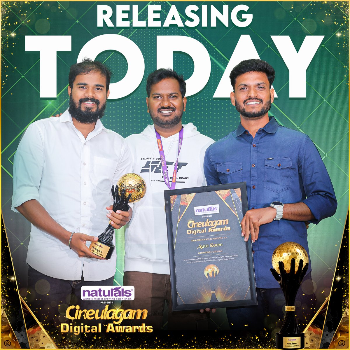 cineulagam's tweet photo. ⌛️ Next up at Cineulagam Digital Awards 🎬 Dropping Today. Stay tuned.
#Autozoom #cineulagamdigitalawards #cineulagam https://t.co/knUMehKnAq