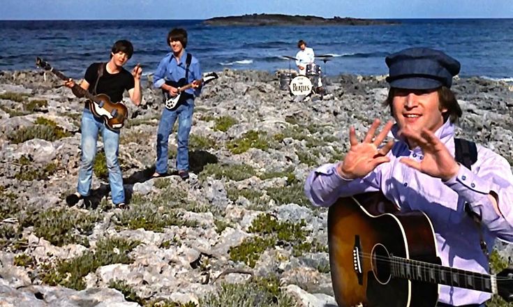#TheBeatles filming the sequence of "Another Girl" for "Help !" in The Bahamas, February 1965