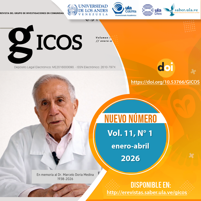 SaberULA's tweet photo. GICOS Vol. 11, N° 1, enero-abril 2026.  Disponible en:  https://t.co/4TrbkUrxeT @ULA_DTES @rectoradoula @PrensaULA @CDCHTA @CdchtaUla @revistasve @GicosRevista https://t.co/5kVofroZyx