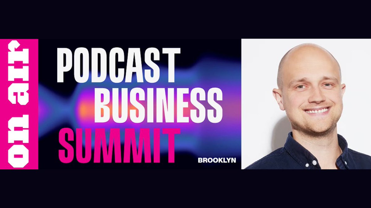 GoalhangerHQ's tweet photo. Goalhanger co-founder Jack Davenport is on stage at #OnAirFest Brooklyn this Feb for the invite-only Podcast Business Summit.

Wythe Hotel | 24 Feb: https://t.co/coyiLs6AXP https://t.co/b780Z4fjRO