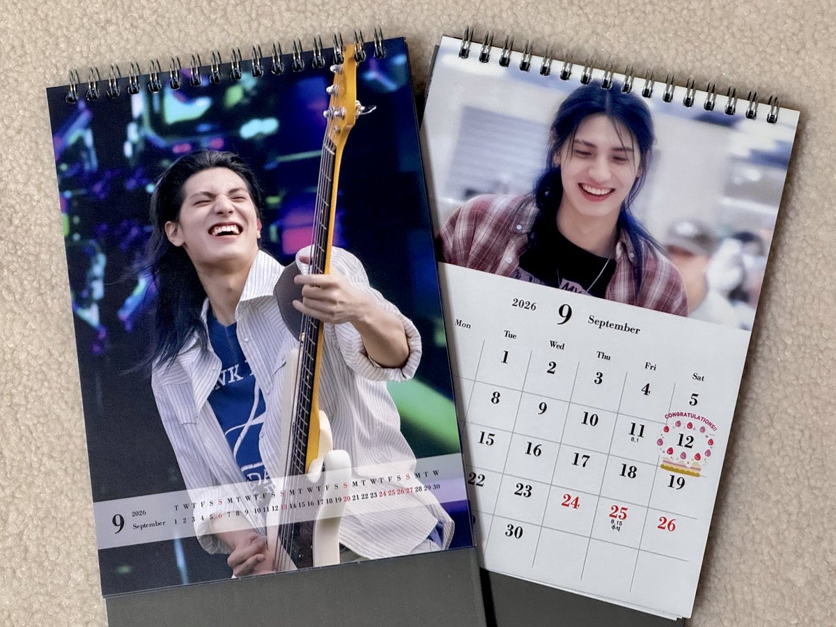 소장용으로 뒤늦게 달력을 제작했는데
RT 추첨 2분께도 보내드리려해요 ૮  ´͈ ᗜ `͈ ა♡ 
늦어진만큼 2월부터 들어가있고, 다음주부턴 쓰실 수 있도록 주말내로 당발하겠습니다 ꕀ꙳

✓ 2026.02 - 2027.01
✓ 2025년 ~ 2기 팬미팅 공개 및 미공개 사진 수록

#주연 #Jooyeon