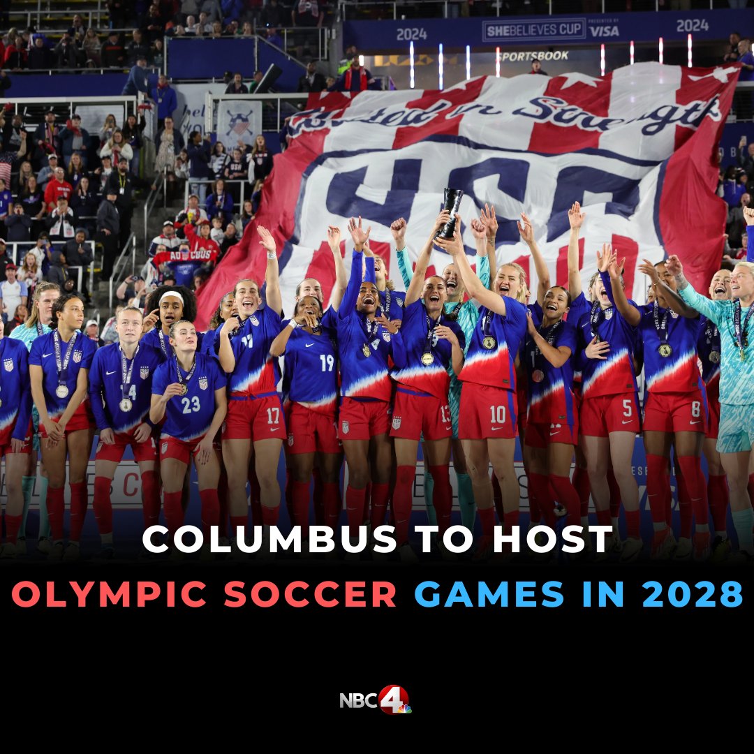nbc4i's tweet image. BREAKING: The City of Columbus has been selected among the host locations to participate in the LA28 Olympic and Paralympic Games. nbc4i.co/49YnOyI?utm_me…