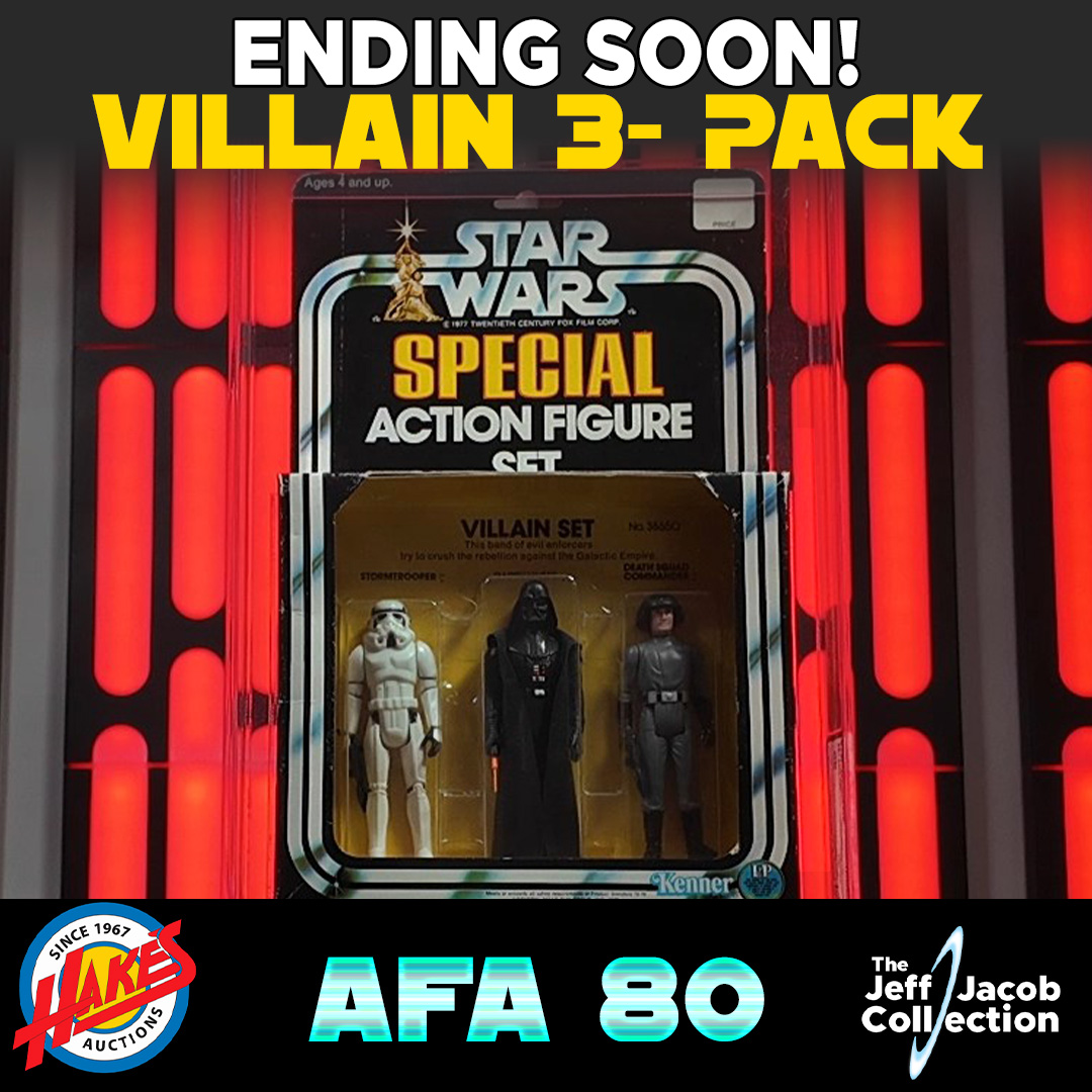 ⚠️ ENDING TOMORROW, FEB 4TH!⚠️ AFA 80 Star Wars Villain Set 3