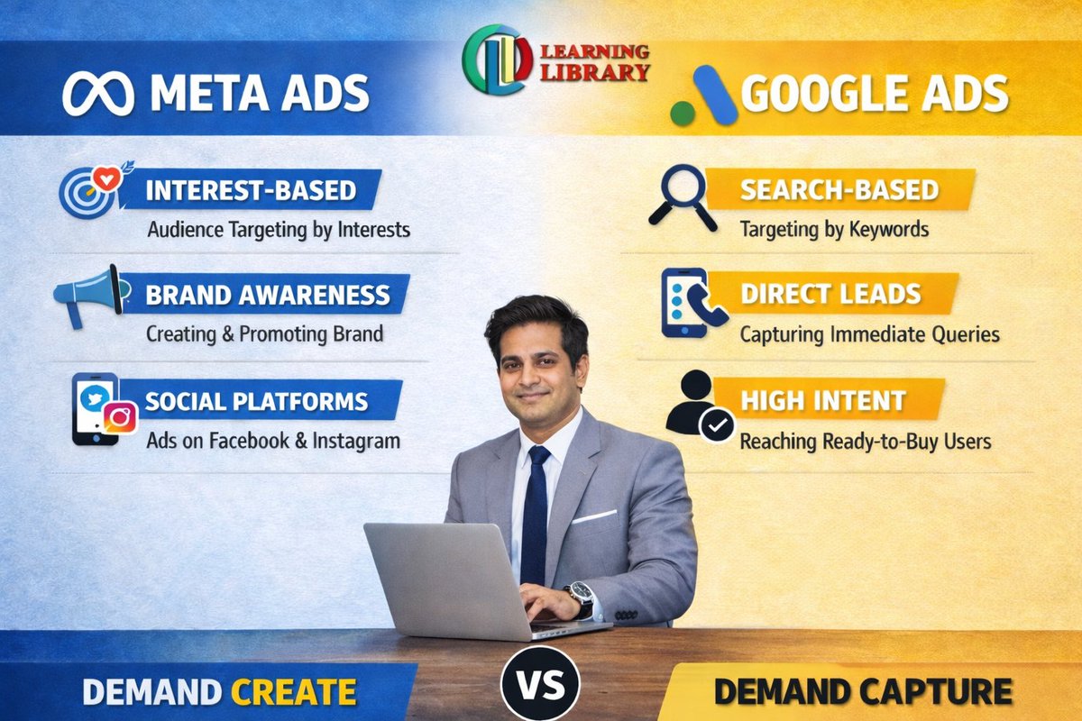 Learning Library | Digital Marketing Faridabad tweet media