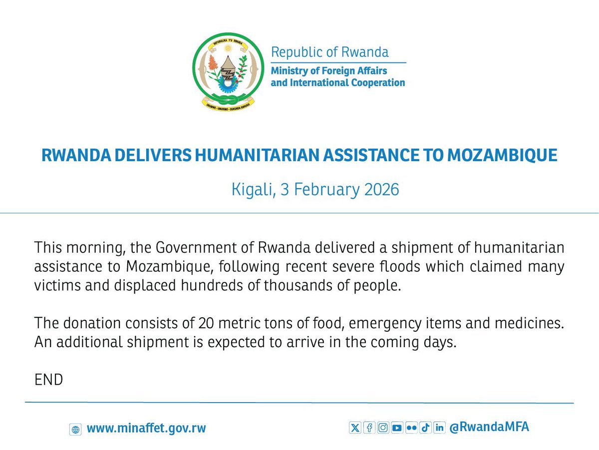 Ministry of Foreign Affairs & Int'l Cooperation tweet media