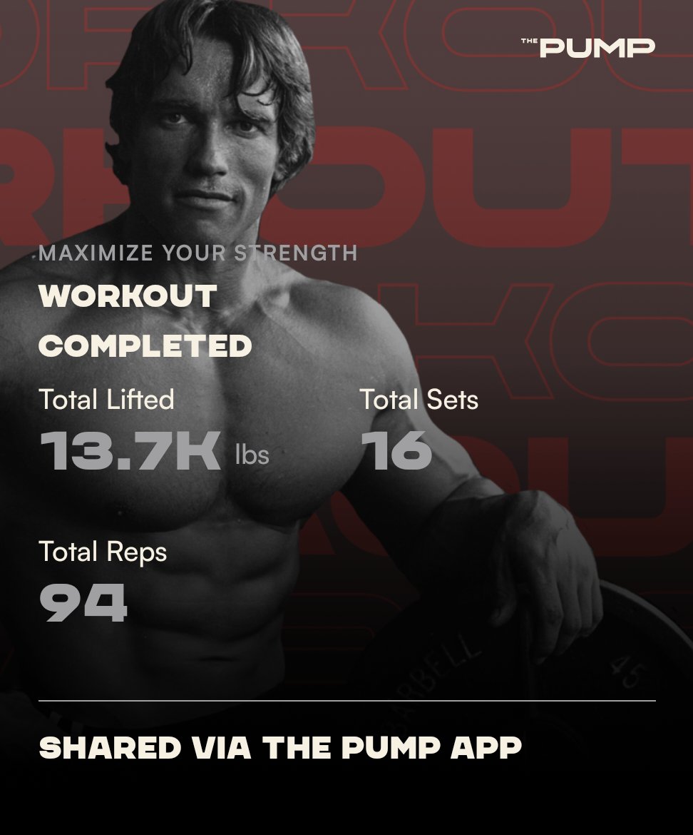 Swinging a kettlebell early on a Tuesday morning is a great start to the day! Get Pumped!!!!
<a href="/Schwarzenegger/">Arnold Schwarzenegger</a> <a href="/BornFitness/">Adam Bornstein</a> <a href="/ketch/">Daniel Ketchell</a> #PumpClub
