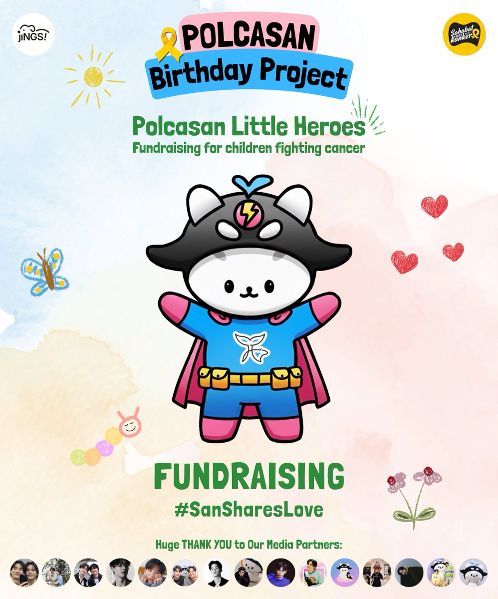 tawanchapter's tweet photo. Polcasan Little Heroes 🤍

To celebrate #POLCASAN’s birthday, we’re raising funds to share care and support with children fighting cancer 🎗️

📋 Details in the photo
🎟️ G-Form: https://t.co/FFPdB3YAFk
💸 Donation period: 1–25 February

Questions? DM @jiNGSProject
#SanSharesLove https://t.co/g3klaLP5vr