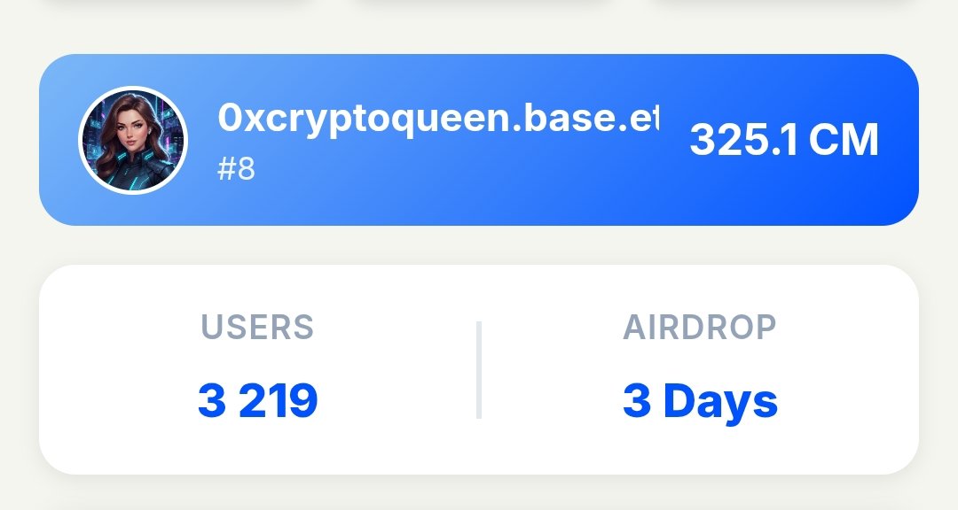 total transparency is rare onchain. 💎

<a href="/BaseUPgame/">BaseUP</a> just addressed the rewards:
> They have NO investors/VCs.
> They are operating at a loss to pay us.
> The team takes 0%. Everything goes to the community.

Snapshot is in 3 DAYS.
Only the Top 50 will be rewarded in Season 1.
