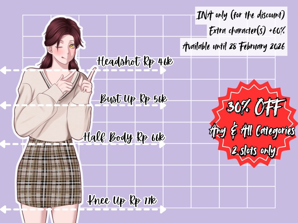 Suriiyne's tweet image. Like , RT , and Share are very appreciated

Haaaiii~ aku open commision lagi nieehhh dgn harga spesial! &amp;gt;_&amp;lt;  aku hanya buka untuk 2 slot aj untuk bulan ini!!

Yg berminat boleh langsung dm/reply di bawah yhh~ timakaciiii ❤️