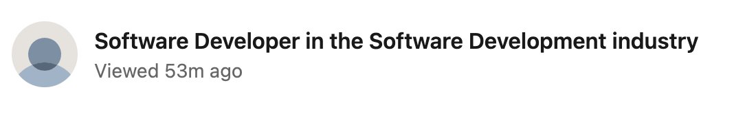 loughystudios's tweet photo. LinkedIn doing the most.. 😅 https://t.co/xuCzAFnhyZ