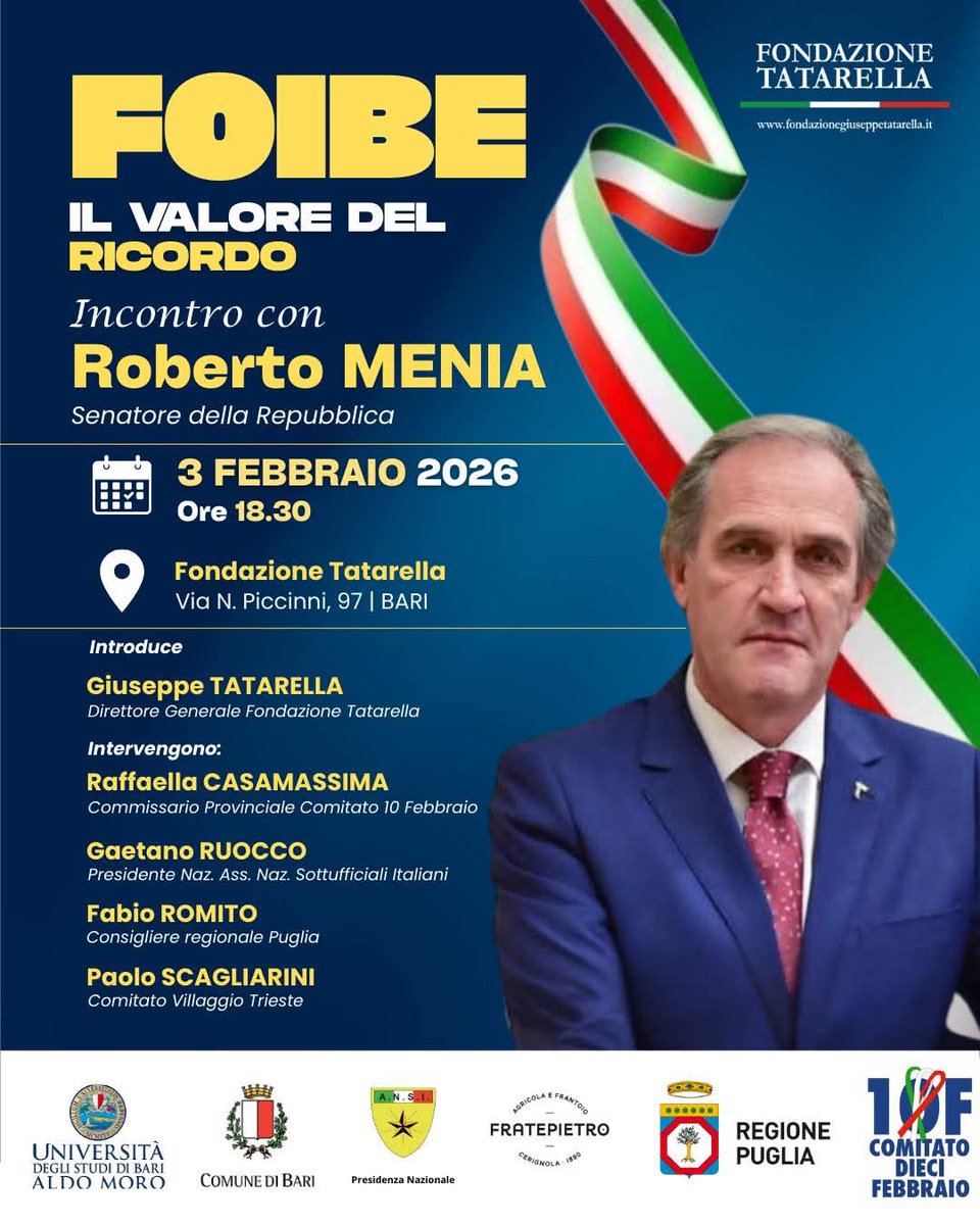 Roberto Menia tweet media