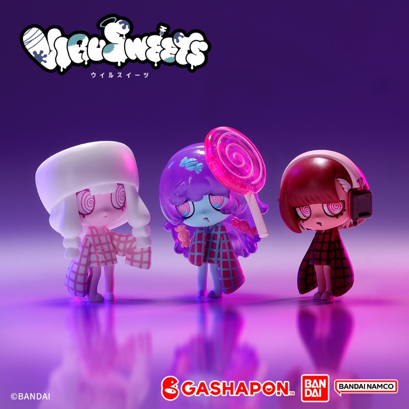 art_gashapon's tweet photo. このおかし、なんだかおかしい。 

ガシャポンオリジナルシリーズ VIRUSWEETS figure collection（ウイルスイーツ フィギュア コレクション）第4弾
「VIRUSWEETS figure collection ～Sugar Pop Party～」