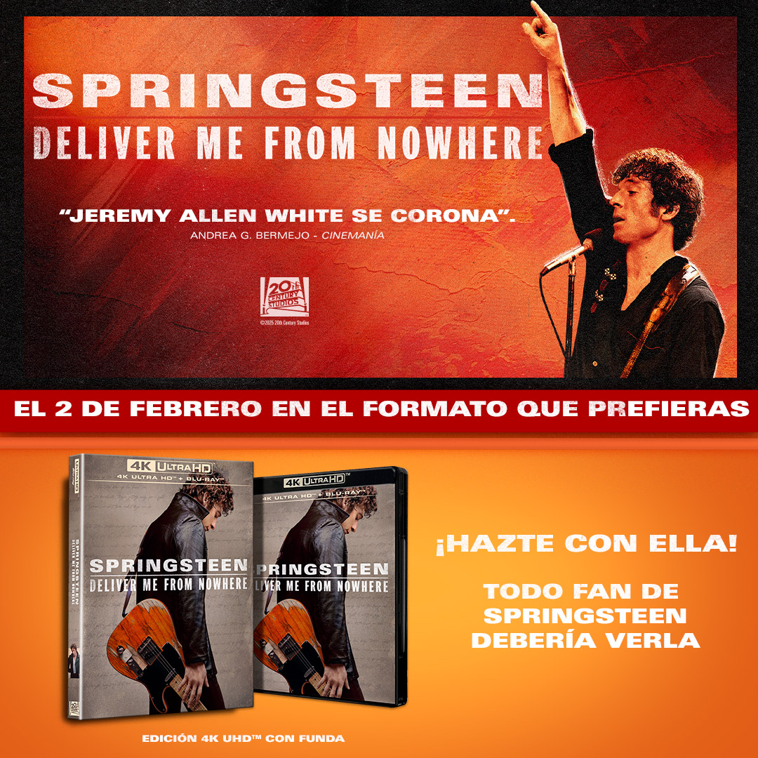 ‼️#SORTEO‼️

¡1 EDICIÓN #4KUHD de #SpringsteenDeliverMeFromNowhere📀 ¡Ya a la venta!

👍🏻 RT + FOLLOW + MENCIÓN a un amigo

👉🏻 ¡Síguenos! <a href="/DivisaFilms/">Divisa Films</a> y <a href="/35milimetros_es/">35 Milímetros Cine y TV 🎬 📺</a>

⏰ Fin: 10/2 a las 12:00 h.

Más info: bit.ly/3ZvcuRP
