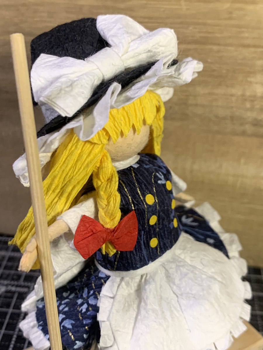 専用様✨＆祈り和紙人形 友禅✖️東方】 和紙人形「霧雨魔理沙」 すべて紙で出来ています。 春