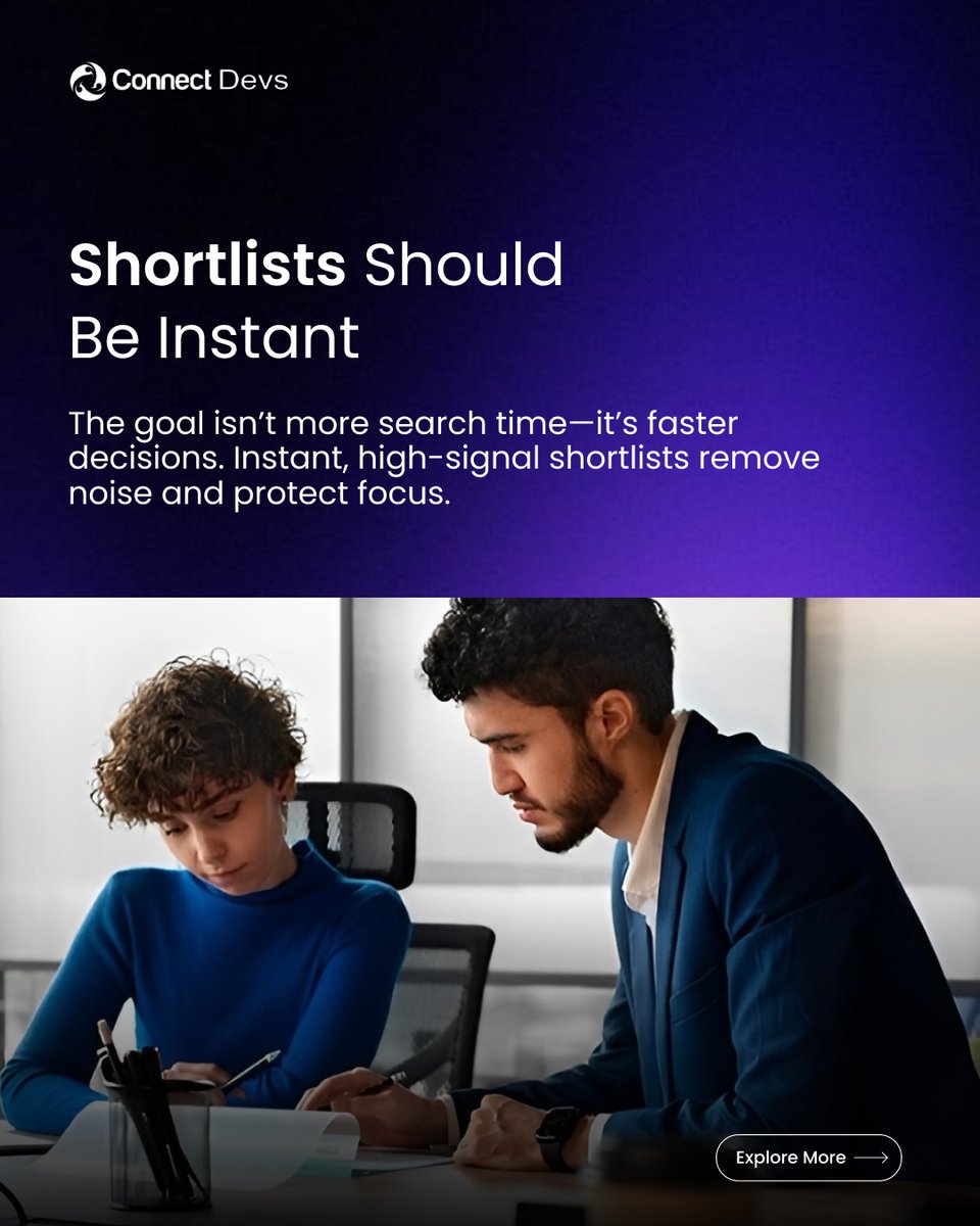 ConnectDevs - AI recruiter tweet media