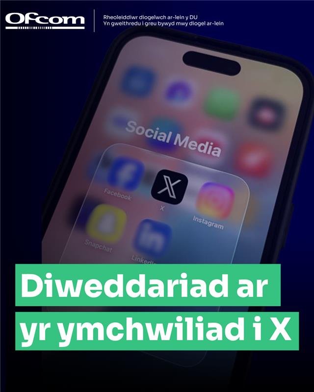 Ofcom Cymraeg tweet media