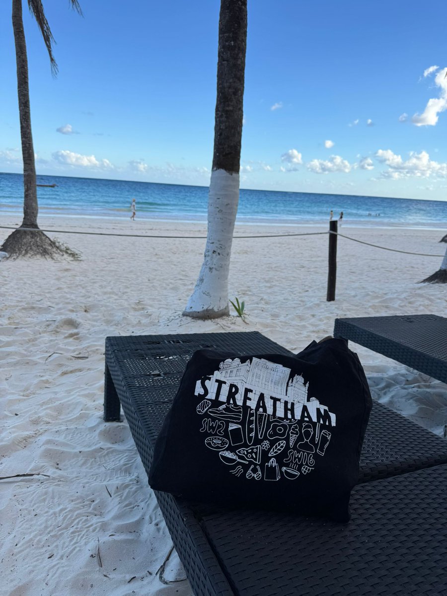 instreatham's tweet photo. Who remembers these fantastic tote bags? They were incredibly popular and continue to be spotted in and around Streatham. So we love it when we receive a photo like this of one of our bags hanging out in Mexico! 

Wonder if we should produce another batch?! https://t.co/MRz4a5CGSA